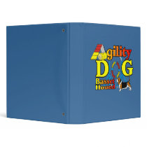 Basset_Hound_Agility 3 Ring Binders