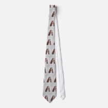 Basset Hound Art on Tie. ties