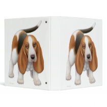 Basset Hound Avery Binder