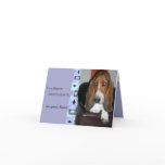Basset Hound Birthday Greeting Card