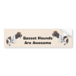 Basset Hound Bumper Sticker