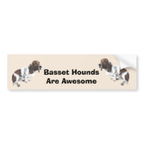 Basset Hound Bumper Sticker