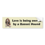 Basset Hound Bumper Sticker