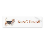 Basset Hound! Bumper Sticker