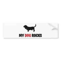 Basset Hound Bumper Sticker
