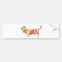 Basset Hound Bumper Sticker
