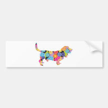 Basset Hound Bumper Sticker