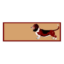 Basset Hound business cards