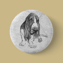 Basset Hound buttons