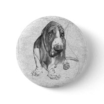 Basset Hound Pin