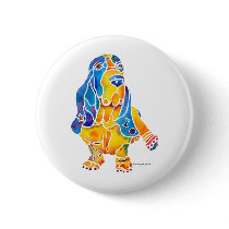 Basset Hound Buttons