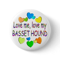 BASSET HOUND buttons