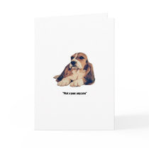Basset Hound Card by tycoonrealm Basset Hound Card