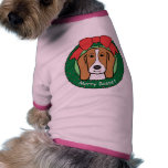 Basset Hound Christmas Dog T Shirt
