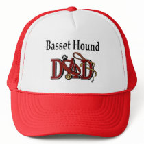 Basset Hound Dad Gifts Mesh Hat