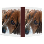 Basset Hound Design Binder