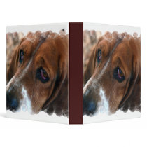Basset Hound Design Binder