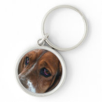 Basset Hound Design Keychain