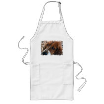 Basset Hound Design Long Apron
