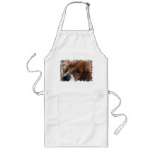 Basset Hound Design Long Apron