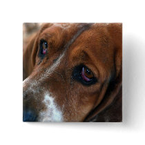 Basset Hound Design Pin