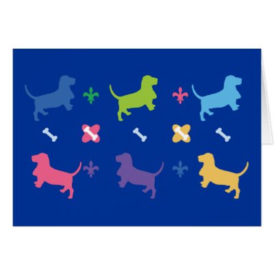 Basset Hound Designer Card by DogPark
