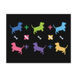 Basset Hound Designer Card Postcard