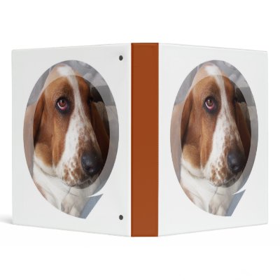 Basset Hound Dog Binder by DogPoundGifts
