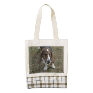 Basset Hound dulce Bolsa Tote Zazzle HEART