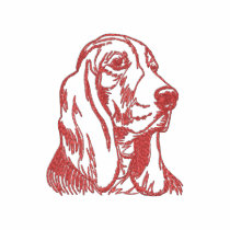 Basset Hound embroidered shirts by ZazzleEmbroidery Basset Hound embroidered shirts