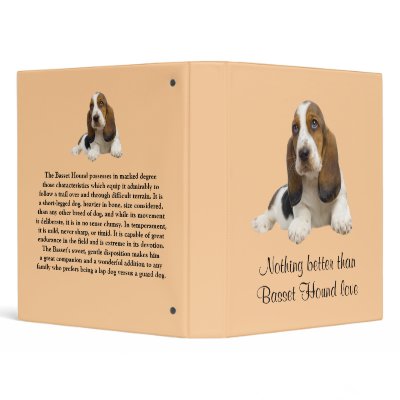 Basset Hound Fabulous Face Binder by normagolden