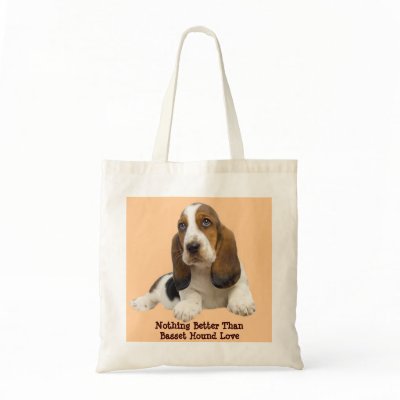 Basset Hound Fabulous Face Tote Bag by normagolden