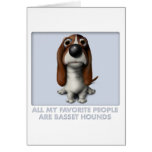 Basset Hound Favorite Cards
