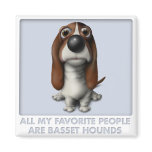 Basset Hound Favorite Fridge Magnet