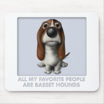 Basset Hound Favorite Mouse Pads