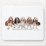 Basset Hound Friends Forever Mousepads