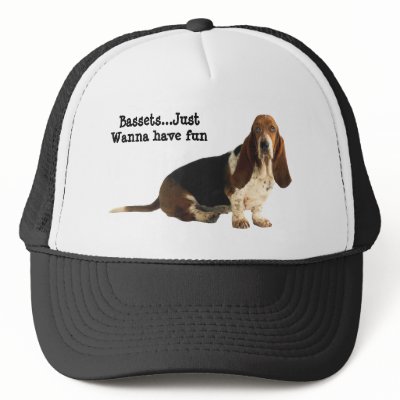 Basset Hound Fun Loving Hat by normagolden