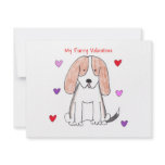Basset Hound Furry Valentine Personalized Invitation