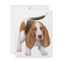 Basset Hound Invitation