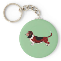 Basset Hound Key Chains
