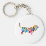 Basset Hound Keychain