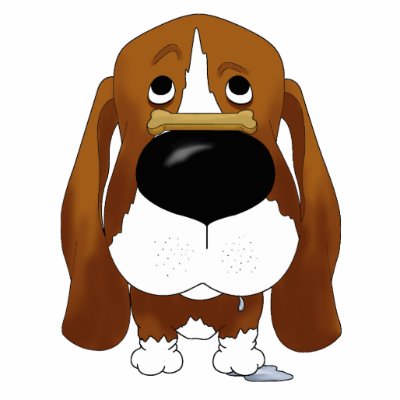 Basset Hound Keychain Photo Cutouts by NothinButtDogs