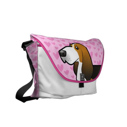 Basset Hound Love Commuter Bag