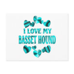 BASSET HOUND Love Post Cards