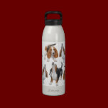 Basset Hound Lovers Liberty Bottle water bottles