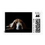 Basset Hound lying down Stamp