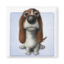 Basset Hound Refrigerator Magnet