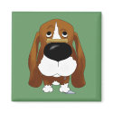 Basset Hound Magnet
