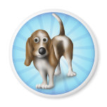 Basset Hound Refrigerator Magnet