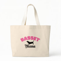 Basset Hound Mama Canvas Bag